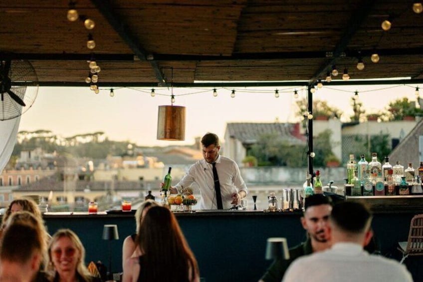 Romantic Rome - Golf Cart tour with rooftop aperitivo 4