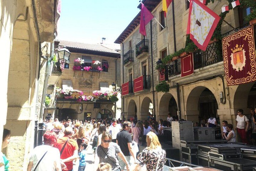 The medieval town of LaGuardia... 2