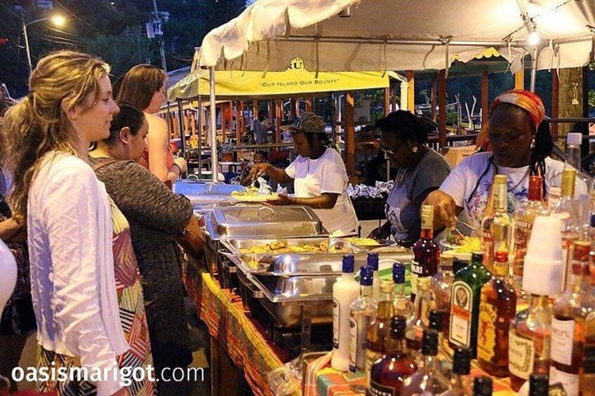 Friday Night Street Party in St. Lucia 1