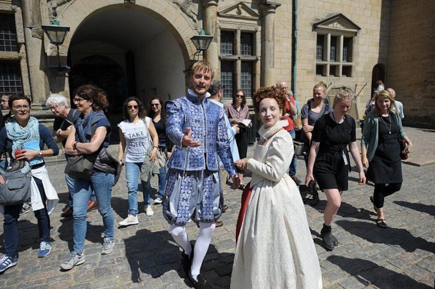 Hamlet play being acted out at Kronborg Castle in the summer 4