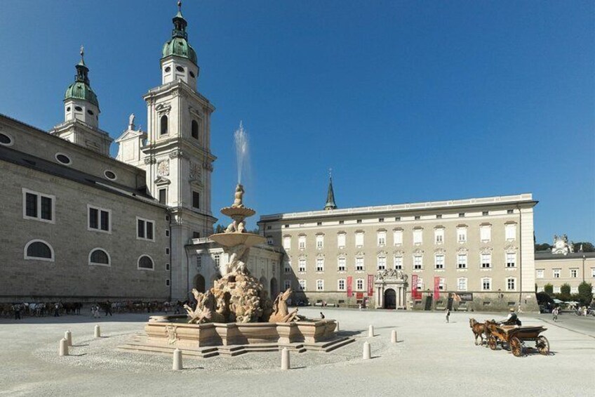 The residence square in old town