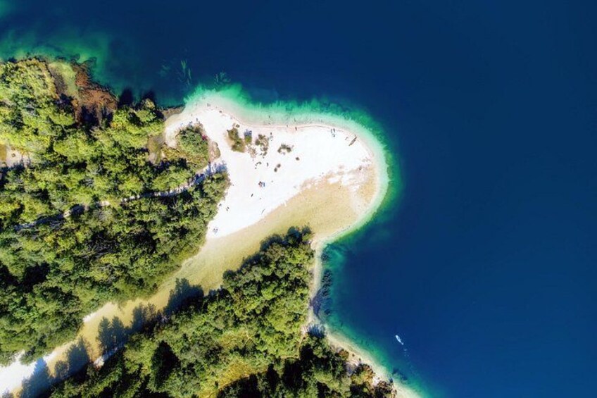 Sandy beach at Ukanc - Bohinj 3