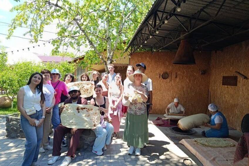 Group Tour: Garni, Symphony of Stones, Geghard, Lavash Baking 3