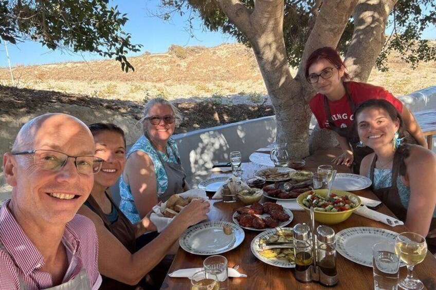 Santorini Family Farm Food & Wine Tour with Cooking Class 4