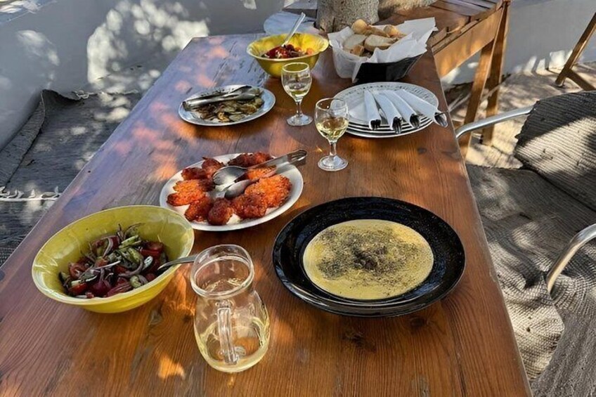 Santorini Family Farm Food & Wine Tour with Cooking Class 2