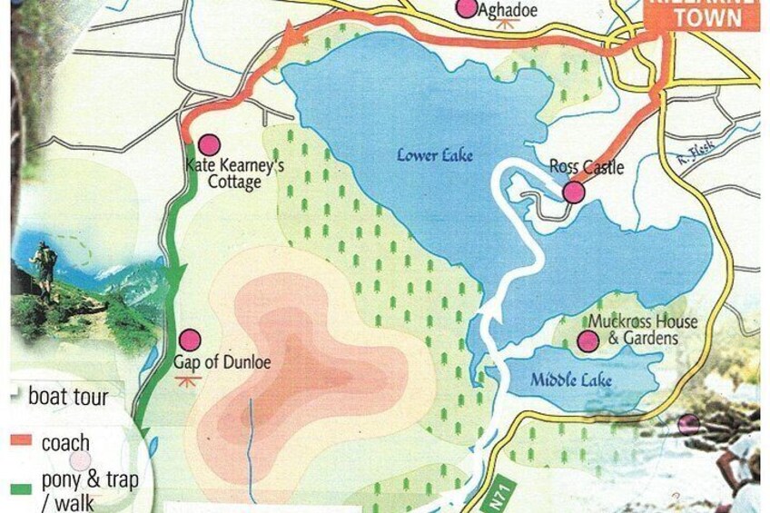 Gap of Dunloe Map. 2