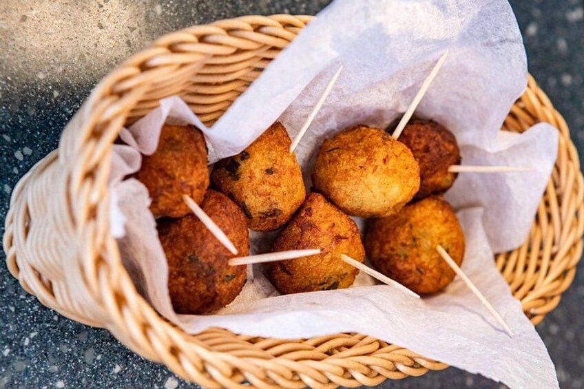 Fishcakes. A Bajan tradition. 1