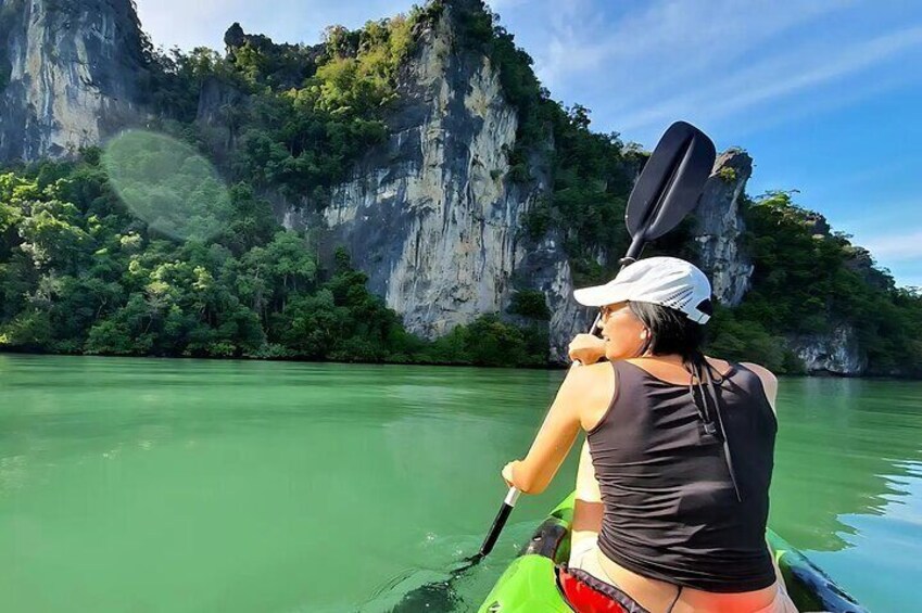 The flooded forest and rocky limestone outcrops provide an excellent photo opportunity 5