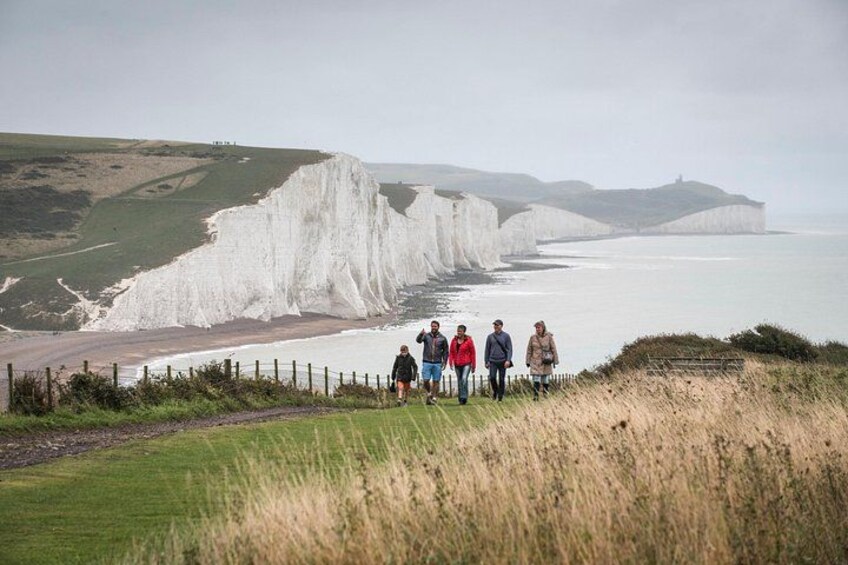 Another view of The Seven Sisters, with our guide, Lawrence. 3