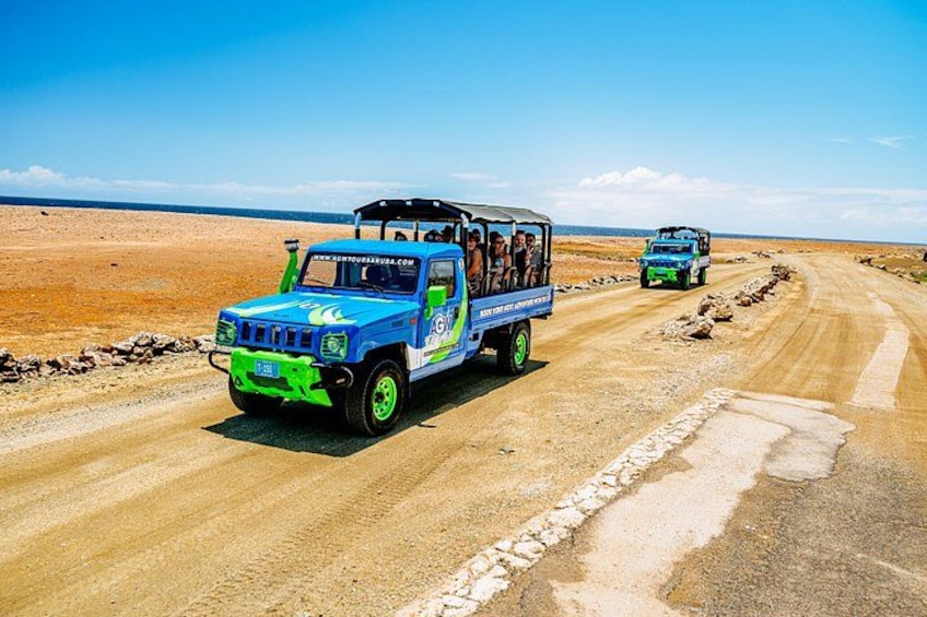 Aruba Jeep Tour: Natural Pool, Caves and Baby Beach Adventure 5