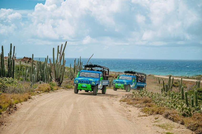 Aruba Jeep Tour: Natural Pool, Caves and Baby Beach Adventure 2