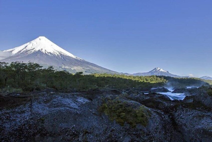 Osorno Volcano and Petrohué Waterfalls