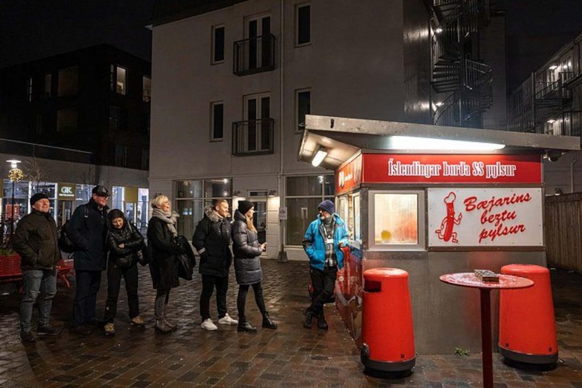 The famous one and only Hot Dog stand in Reykjavik City, waiting in the queue is definitely worth it! 1
