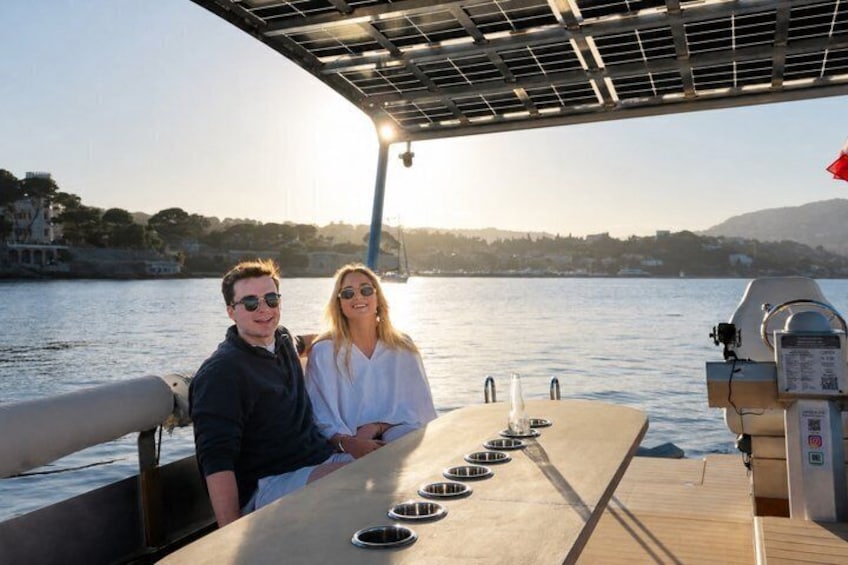 Private Sunset Tour in Solar Boat near Nice and Monaco 1
