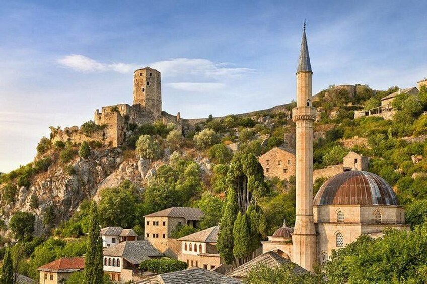 Stone town Počitelj is built in the 14th century by the order of Bosnian king Tvrtko. Often referred to as Bosnia and Herzegovina’s ‘open-air museum’ 2