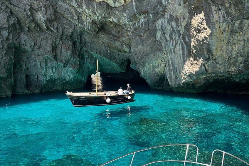 Private Capri Boat Tour Local Gems and Prosecco Best Seller 4