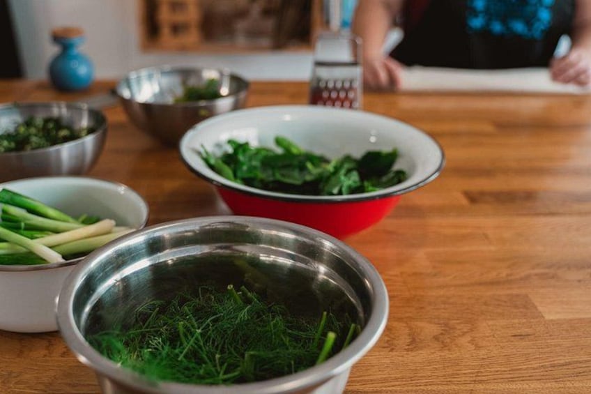 Athens Classic Cooking Class with Market Visit and Wine 5