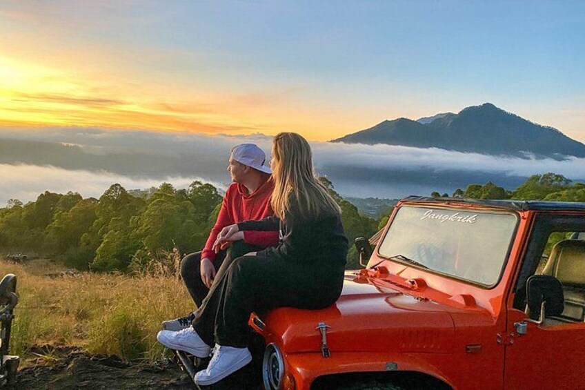 Mount Batur Jeep Sunrise, Hot Spring & Hidden Waterfall 1