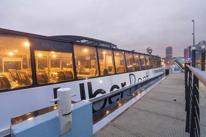 London: Uber Boat - Single Journey River Thames Cruise 3