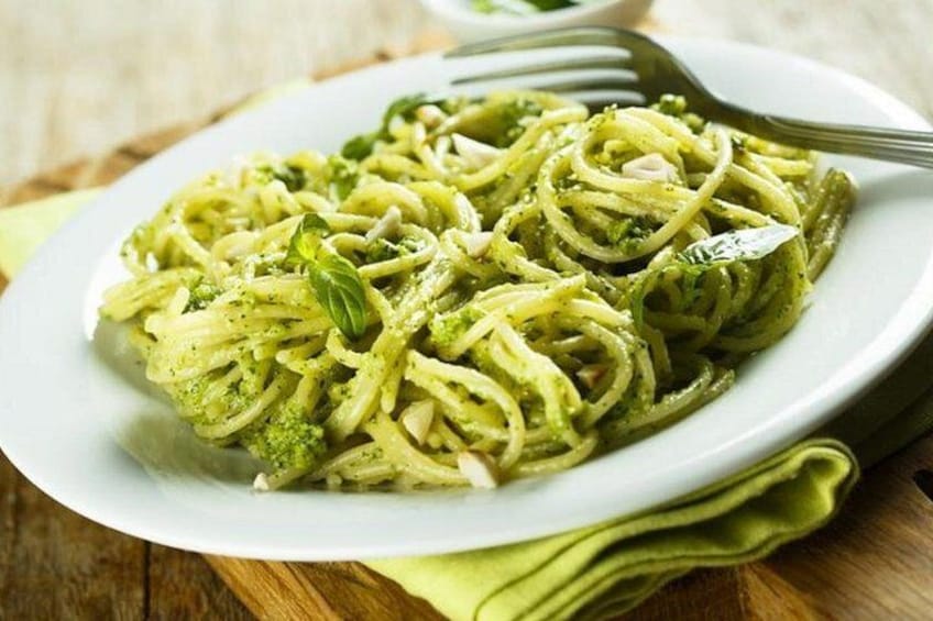 pasta with pesto 4