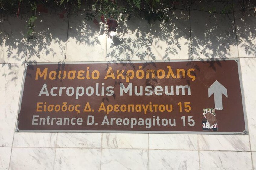 Meeting spot. Locate the metro sign that says " Akropoli" 3