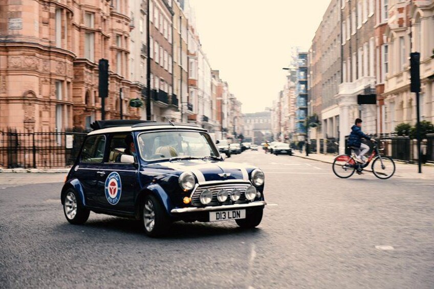 Half Day Tour in a classic Mini Cooper 4