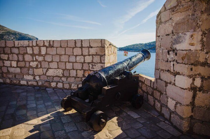 Much of Dubvrovnik's city walls were constructed during the 14th and 15th centuries, to defend the city against attack.