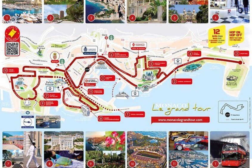 Monaco Hop on Hop Off Sightseeing Bus Tour 3