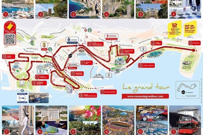 Monaco Hop on Hop Off Sightseeing Bus Tour 2