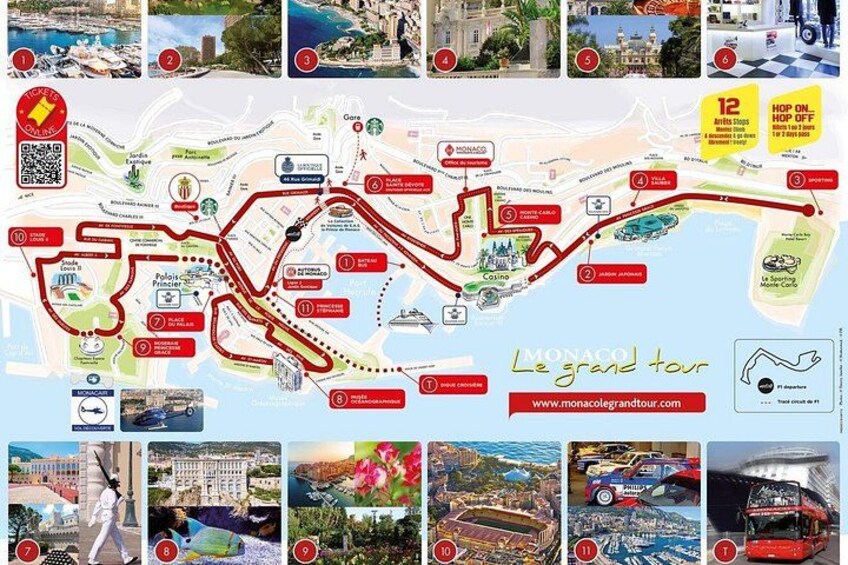 Monaco Hop on Hop Off Sightseeing Bus Tour 4