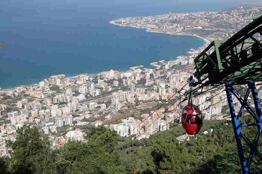 Telepherique (cable car) Jounieh bay view 5