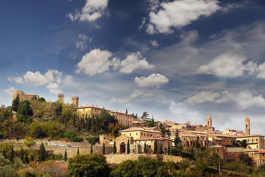 Hilltop town of Montalcino 2