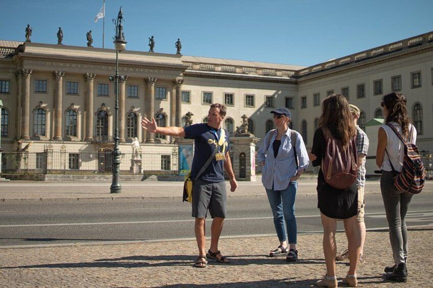 Berlin tour in front of Humboldt university 3
