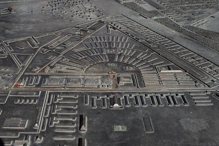 3D map of the former concentration camp 3