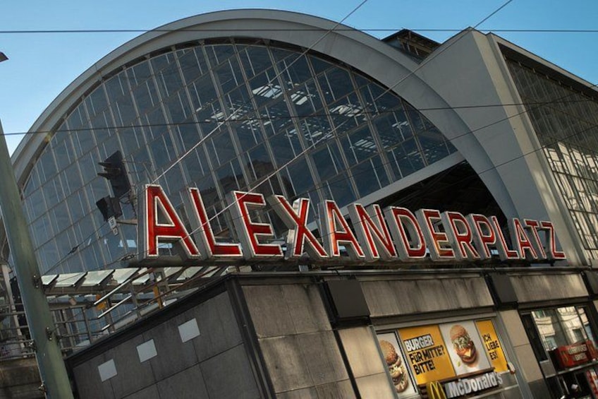 Alexanderplatz, the central meeting point in East Berlin, site of huge demonstration in 1989 2