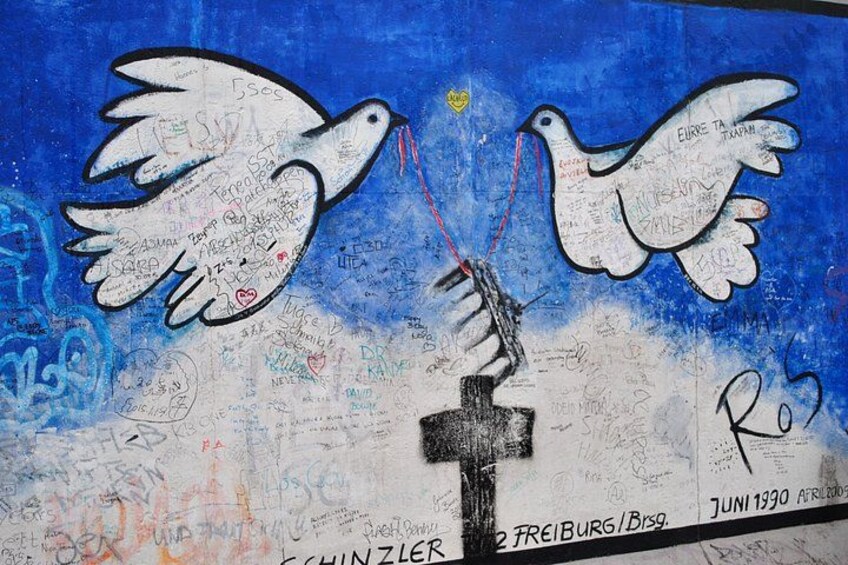 Freedom...the Wall has fallen and Germany has re-unified 2
