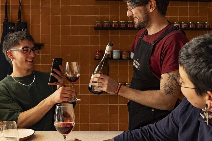 5 Wines during the experience 2