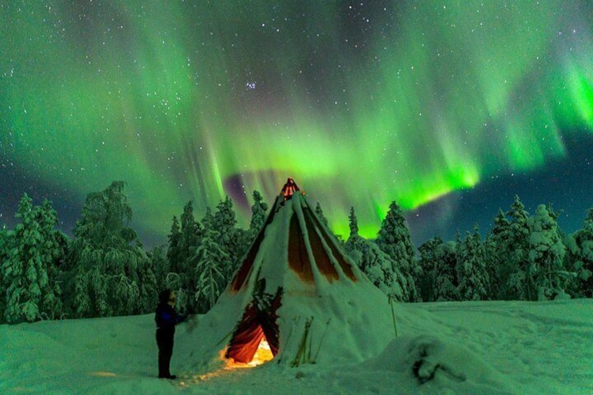 Auroras Northern Lights by Car and on Foot (photographing tour)