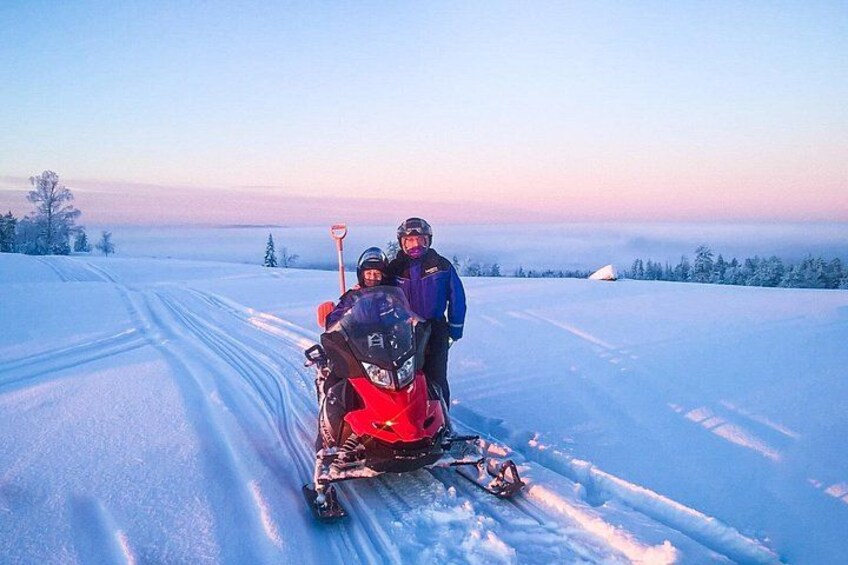 Snowmobile Safari on Tundra - Saariselkä 3
