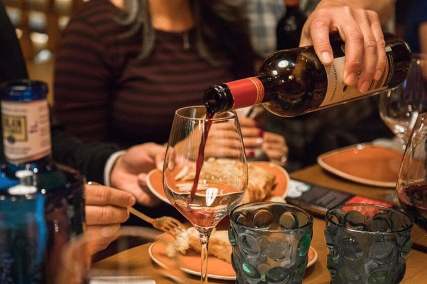 Fortified wines are explained on a tapas and wine tasting tour of Madrid.https://www.tripadvisor.com/PreviewImage?p=11&img=309283531 3