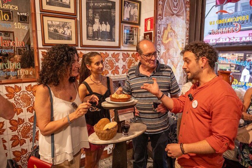 Madrid Tapas & Wine Tasting Food Tour – Small Group Local Bars 1