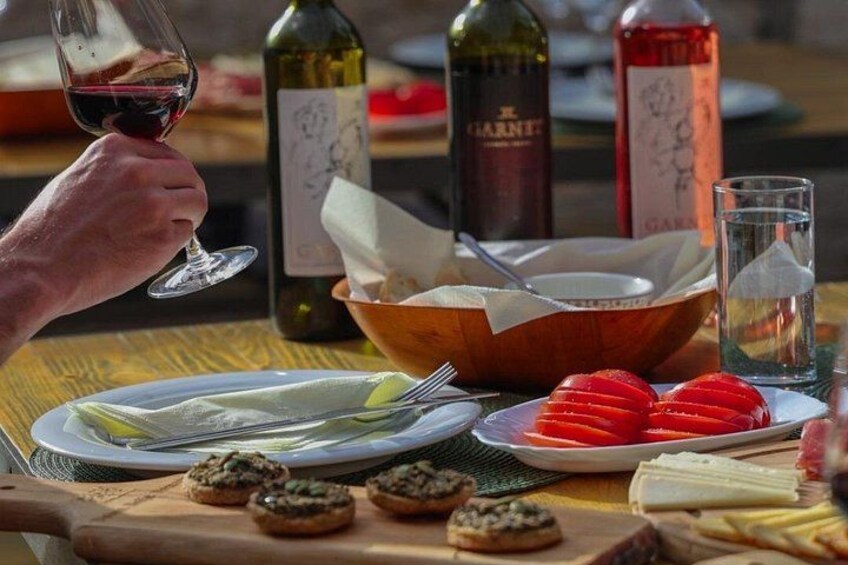 Wine and food tasting in the traditional winery 2