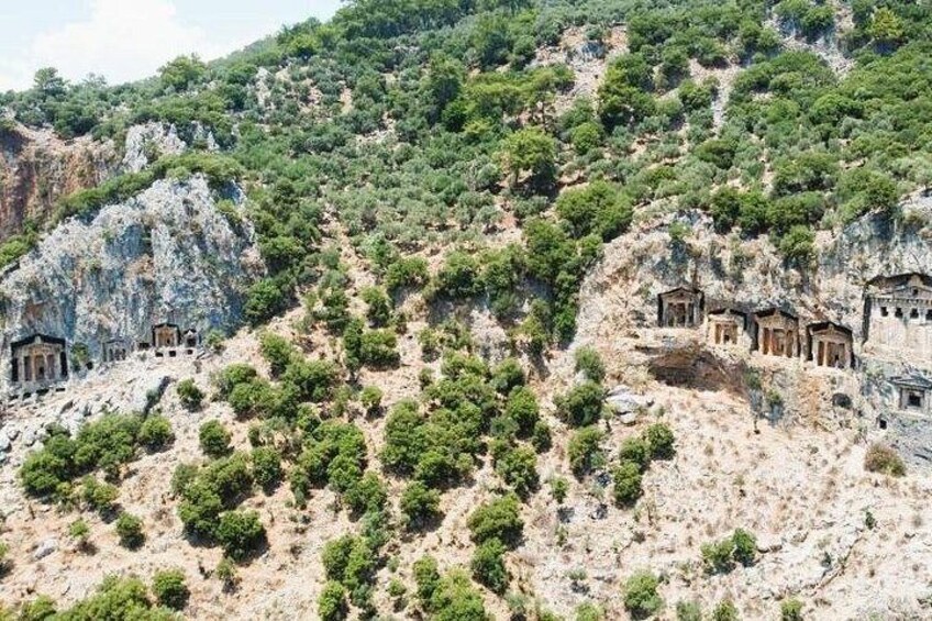 Dalyan Mud Bath, Iztuzu Beach & Kaunos Tombs from Sarigerme 5
