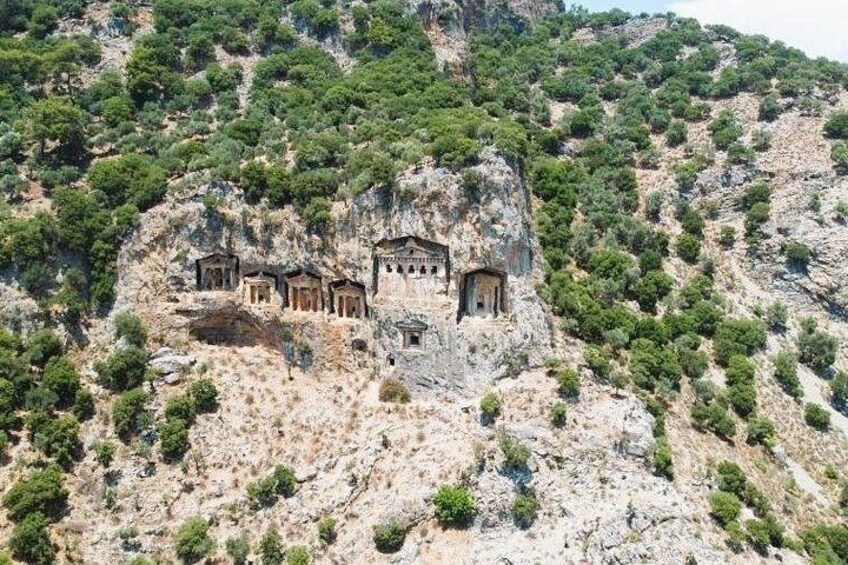 Dalyan Mud Bath, Iztuzu Beach & Kaunos Tombs from Sarigerme 3