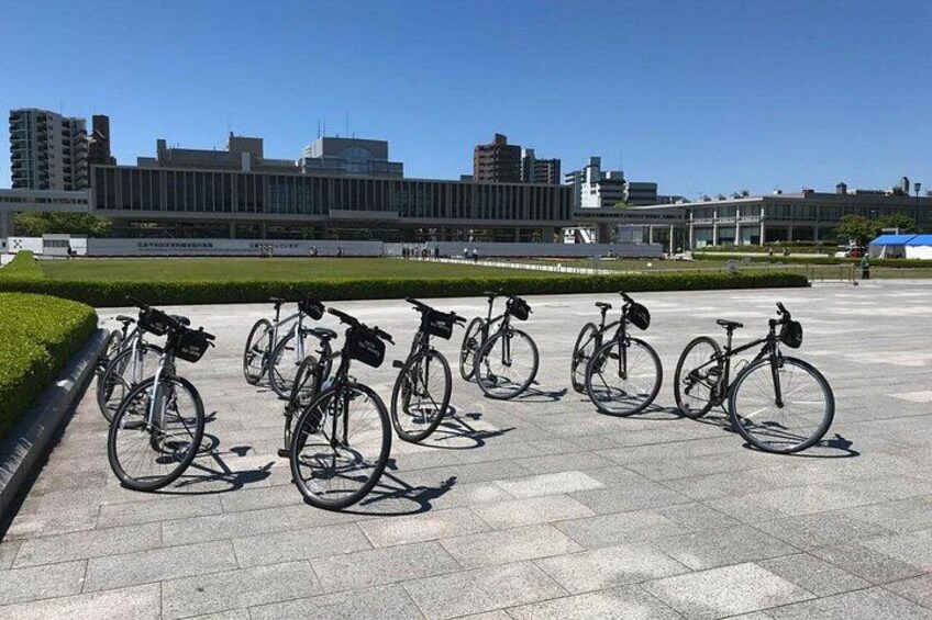 Bikes at the peace park 3