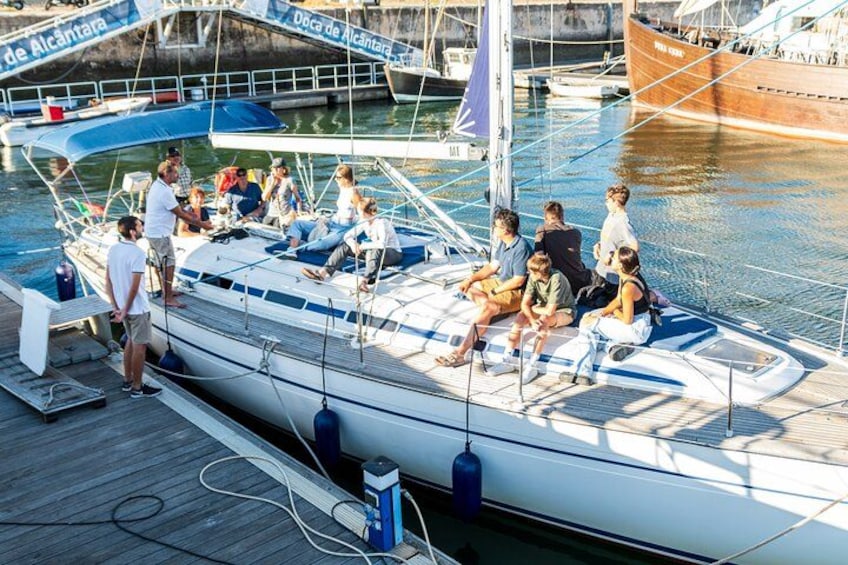 boarding sailboat city center 3