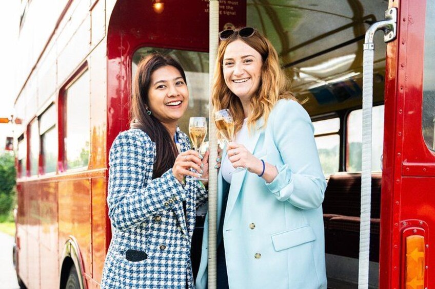Sussex Vineyard & Winery Bus Tour on Iconic Vintage London Bus 4