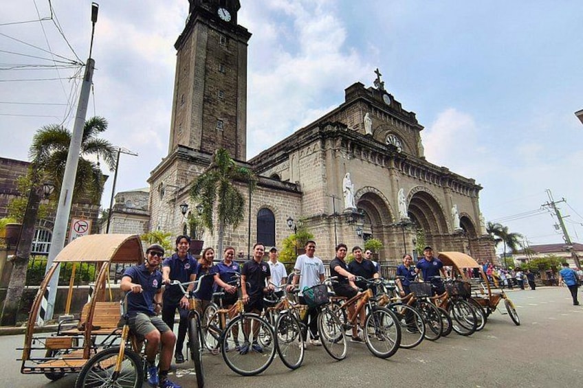 Biking across Plaza Roma to see the 'Mother of all Churches' in the Philippines 3