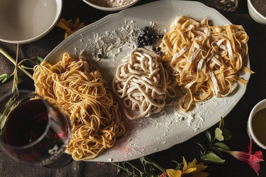 Pasta making and Brunello wine! 3