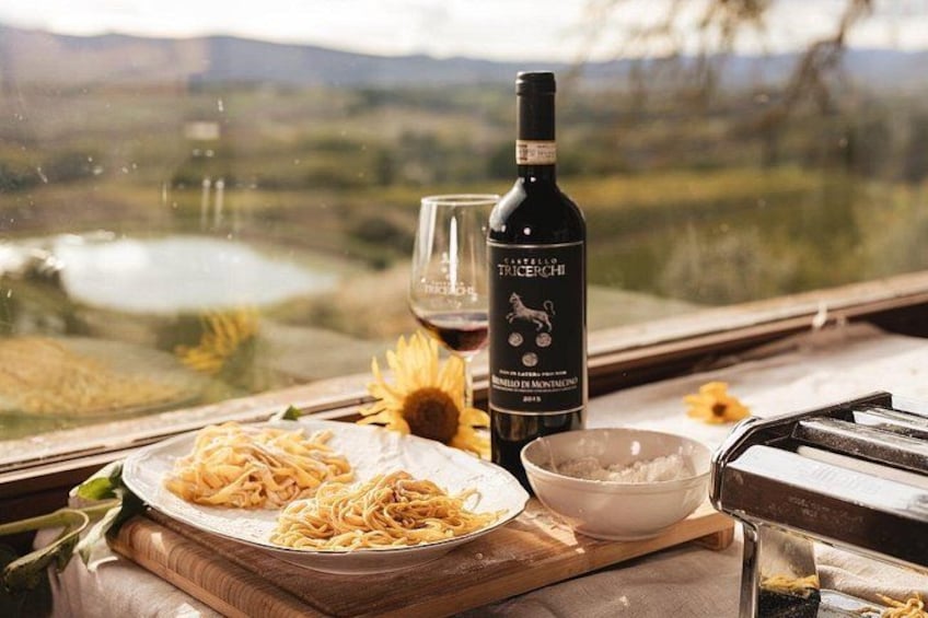 Brunello and hand made pasta 4